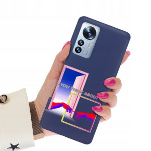 Etui Matowe Granat do XIAOMI 12 PRO Art Top Wzory