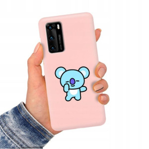 Etui Matowe JASNY RÓŻ do HUAWEI P40 Case TOP Wzory