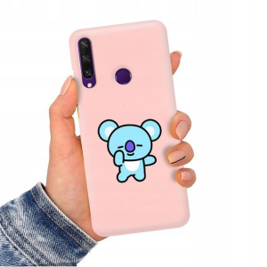 Etui Matowe JASNY RÓŻ do HUAWEI Y6P Case TOP Wzory