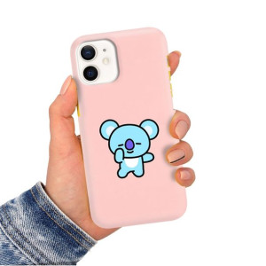 Etui Matowe JASNY RÓŻ do IPHONE 12 MINI Case Wzory