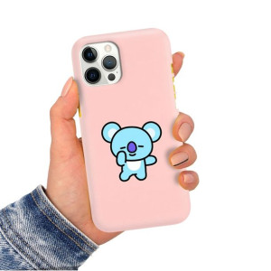 Etui Matowe JASNY RÓŻ do IPHONE 12 PRO MAX Wzory