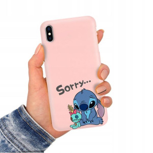 Etui Matowe JASNY RÓŻ do IPHONE X Case TOP Wzory