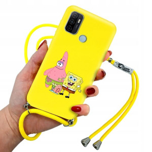 Etui Matowe Sznurek do OPPO A53 2020 Stitch Wzory