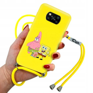Etui Matowe Sznurek do XIAOMI POCO X3 Stitch Wzory