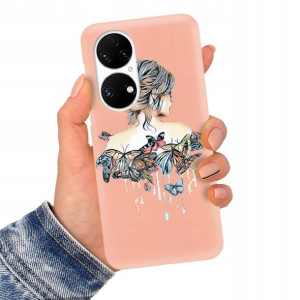Etui Matowe Łosoś do HUAWEI P50 Case Bajkowe Wzory