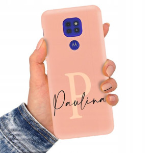 Etui Matowe Łosoś do MOTOROLA G9 PLAY Imię Wzory