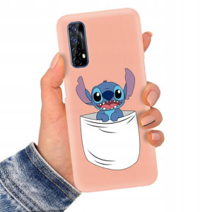 Etui Matowe Łosoś do REALME 7 TOP Lilo Stich Wzory