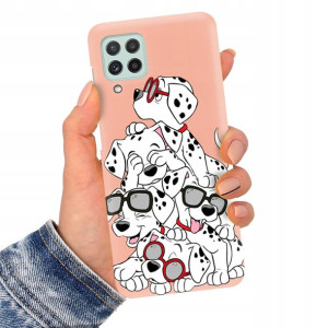 Etui Matowe Łosoś do SAMSUNG A22 4G Bajkowe Wzory