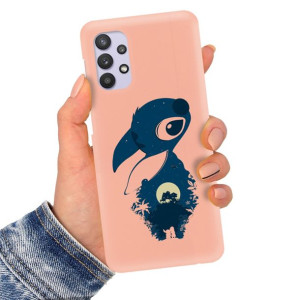 Etui Matowe Łosoś do SAMSUNG A32 5G Stich Wzory
