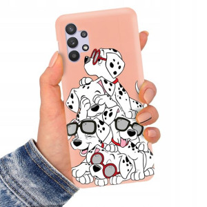 Etui Matowe Łosoś do SAMSUNG A32 TOP Bajkowe Wzory