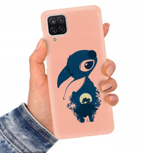 Etui Matowe Łosoś do SAMSUNG M12 Lilo Stich Wzory