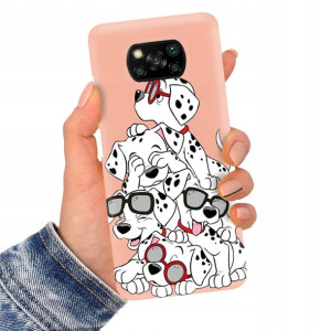 Etui Matowe Łosoś do XIAOMI POCO X3 Bajkowe Wzory