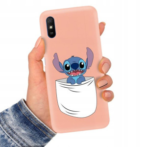 Etui Matowe Łosoś do XIAOMI REDMI 9AT Stich Wzory