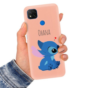 Etui Matowe Łosoś do XIAOMI REDMI 9C Stich Wzory