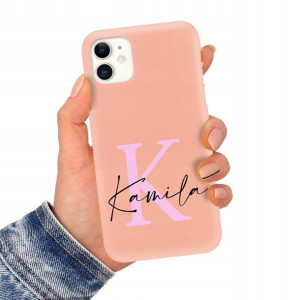 Etui Matowe Łososiowe do IPHONE 11 Imiona Wzory