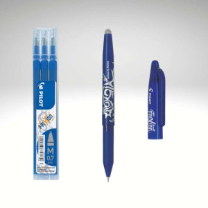 Zestaw Pilot Frixion 0,7mm niebieski + 3 wkłady