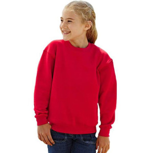 Wygodna Modna Bluza Dziecięca Sportowa Red - 152