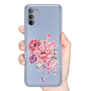 Etui Metalic Blue do MOTOROLA G31 4G Spring Wzory