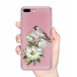 Etui Metalic RÓŻOWY do IPHONE 8 PLUS Case Wzory