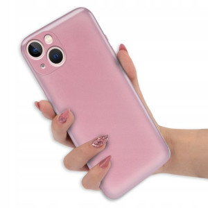 Etui METALICZNE Błyszczące do IPHONE 13 TOP RÓŻOWY