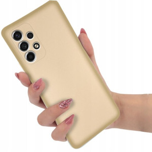 Etui Metaliczne Błyszczące ZŁOTY do SAMSUNG A53 5G
