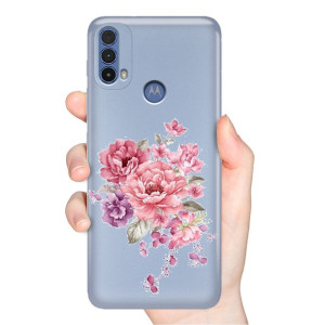 Etui Metaliczne NIEBIESKI do MOTOROLA E40 Wzory