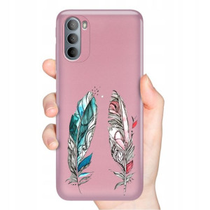 Etui Metaliczne RÓŻ do MOTOROLA G31 4G Top Wzory