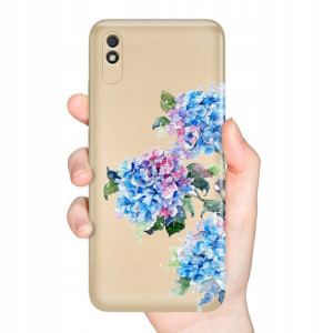 Etui Metaliczne ZŁOTY do XIAOMI REDMI 9A Top Wzory