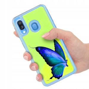 Etui Neon Sand ZIELONY do SAMSUNG A40 Wiosna Wzory