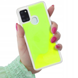 Etui Ochronna SAND Fluo ZIELONY do SAMSUNG A21S