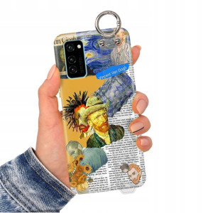 Etui Pasek do HUAWEI HONOR V30 PRO Picasso Wzory