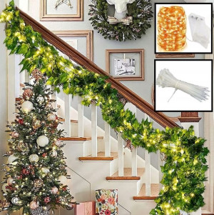 Zestaw Girlanda Bluszcz 24m Led Na Schody + Gratis