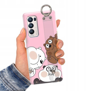 Etui Pasek do OPPO RENO 5 PRO PLUS 5G Bajki Wzory