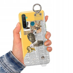 Etui Pasek do REALME 5 Case Impresja Gogh Wzory