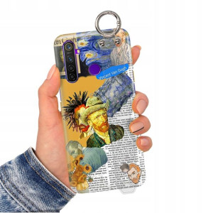 Etui Pasek do REALME 5 PRO Top Dali Impresja Wzory