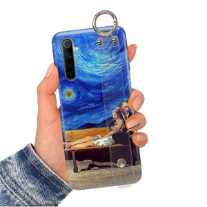 Etui Pasek do REALME 6 Case Impresja Gogh Wzory