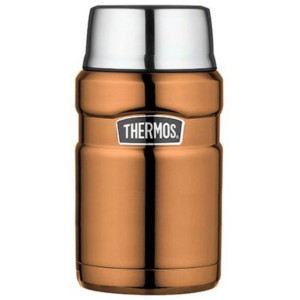 Termos obiadowy duży Thermos King 710 ml - miedziany