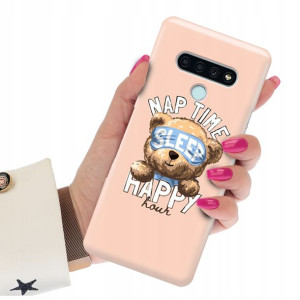 Etui Premium do LG K71 Obudowa Case Misie Wzory