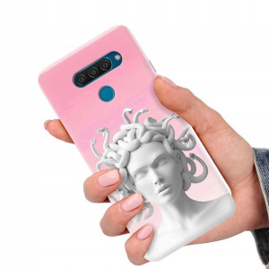 Etui Premium do LG Q60 Obudowa Art Sztuka Wzory