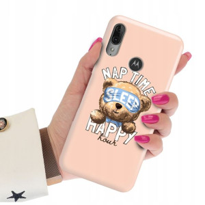 Etui Premium do MOTOROLA E6 PLUS Case Misie Wzory
