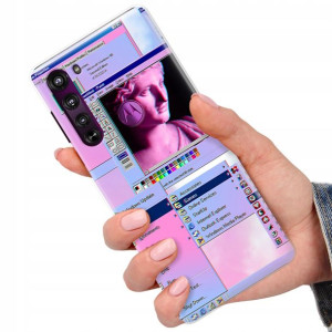 Etui Premium do MOTOROLA EDGE Art Sztuka Wzory