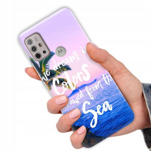Etui Premium do MOTOROLA MOTO G30 Obudowa Wzory