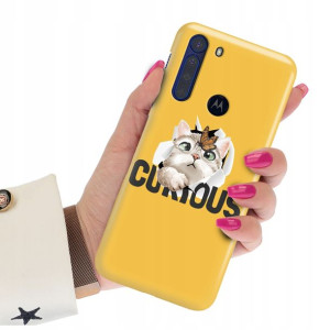 Etui Premium do MOTOROLA ONE FUSION Misie Wzory
