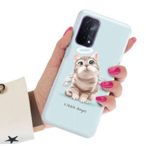 Etui Premium do OPPO A74 5G Obudowa Misie Wzory
