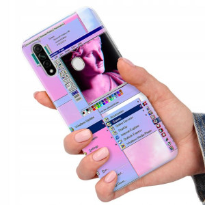 Etui Premium do OPPO A8 Obudowa Art Sztuka Wzory