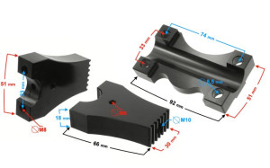 Mocowanie kierownicy do crossa CRF70