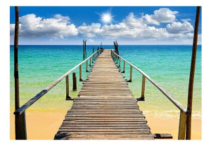 Fototapeta - Plaża, słońce, pomost [Rozmiar: 400X280]