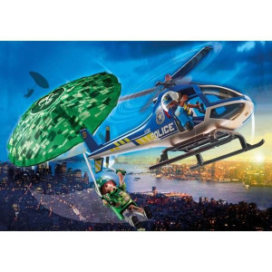 Playmobil 70569 Policyjny śmigłowiec spadochron