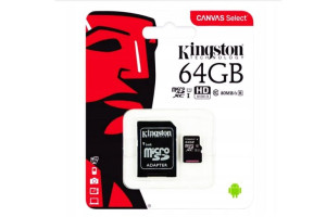 Karta Pamięci Micro Sd Kingston 64gb + Adapter