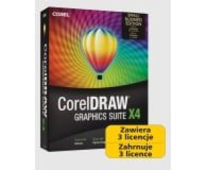 CorelDRAW Graphics Suite X4 PL SBE 3 PC Corel do plotera